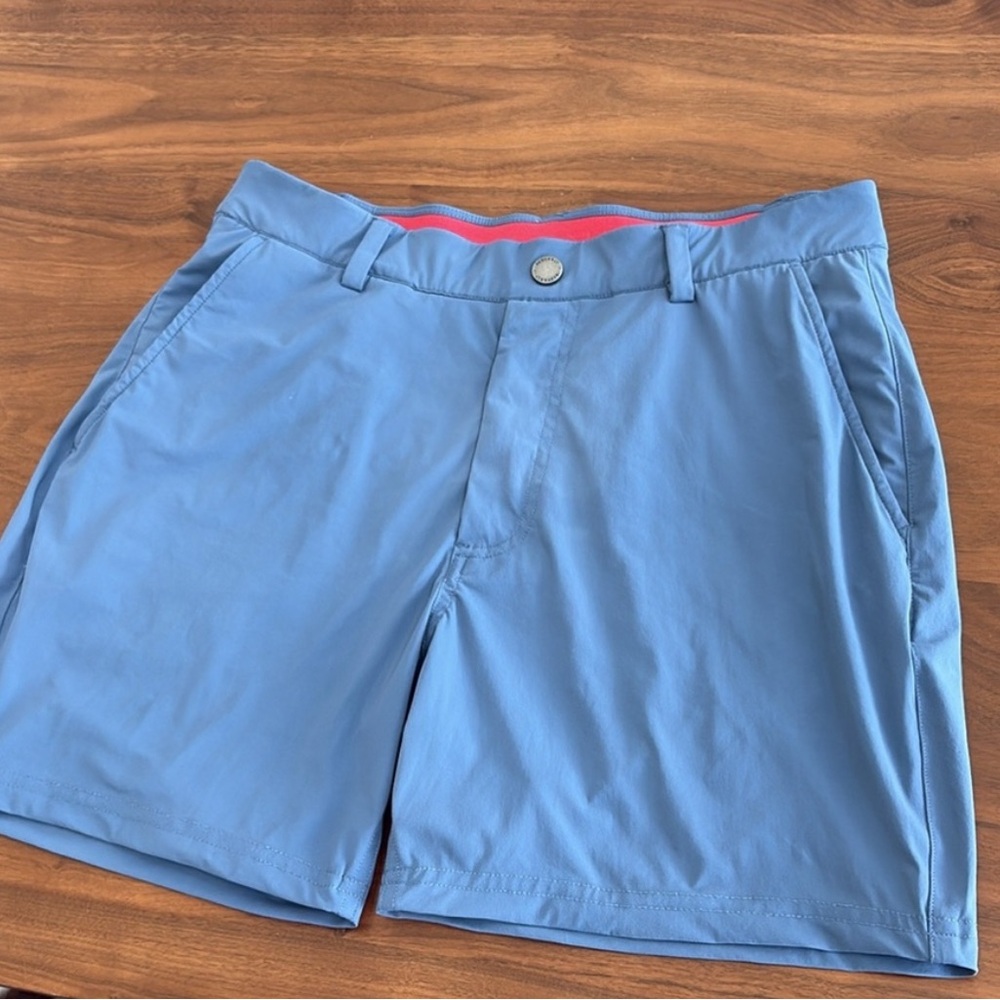 Redvanly Golf Hanover Pull-On Short In Blue Horizon 7” Size Small 29-32” Waist